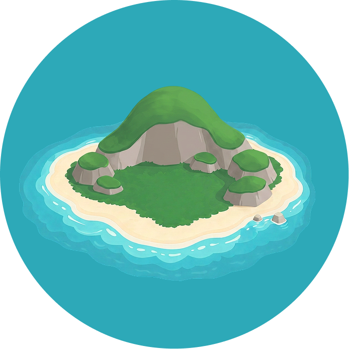 Emerald jungle island